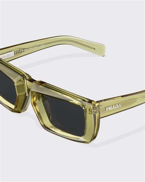 lunette de soleil prada runway|Slate Gray Lenses Prada Runway Sunglasses .